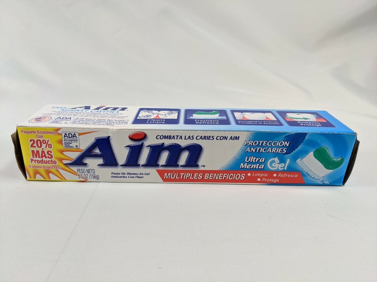 Aim Multi-Benefit Cavity Protection Gel Toothpaste, Ultra Mint