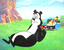 1950's HAMMS BEER BEAR COMMERCIAL ORIGINAL ANIMATION PRODUCTION drawing CEL