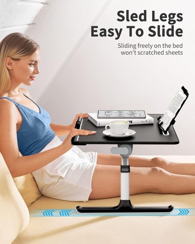 Lightweight X-Large Laptop Bed Tray: Adjustable, Foldable for Comfort and Style - Picture 6 of 10