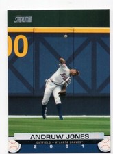 ANDRUW JONES 2001 Topps Stadium Club Pre-Production #PP1 Braves Baseball Card