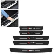 Car Door Plate Sill Scuff Cover Anti Scratch Decal Sticker Protector Accessories
