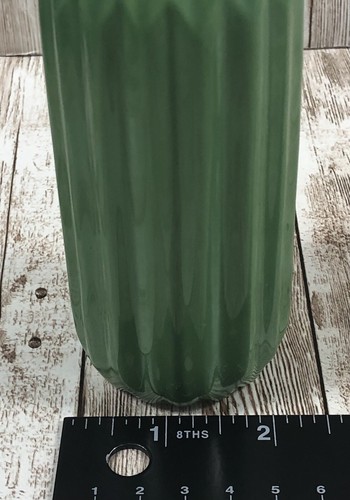 5" Tall Mini Green Ceramic Vase Tier Tray Decor Decoration Piece - Picture 6 of 6
