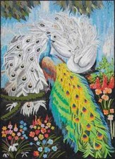 PEACOCK MOSAIC MURALS Animal Mosaic Tiles For Living Room Walls