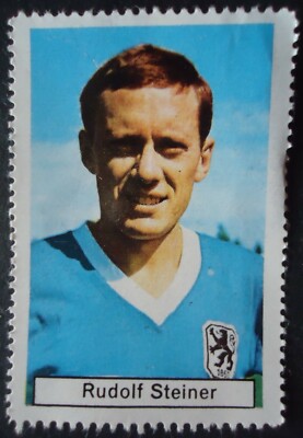 Sicker Sammelbild 215 Rudolf Steiner TSV 1860 München Fußball Saison 1967/68