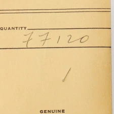 NOS FHF 120 Sweep Seconds Pinion Watch Part New Old Stock (C12D9)