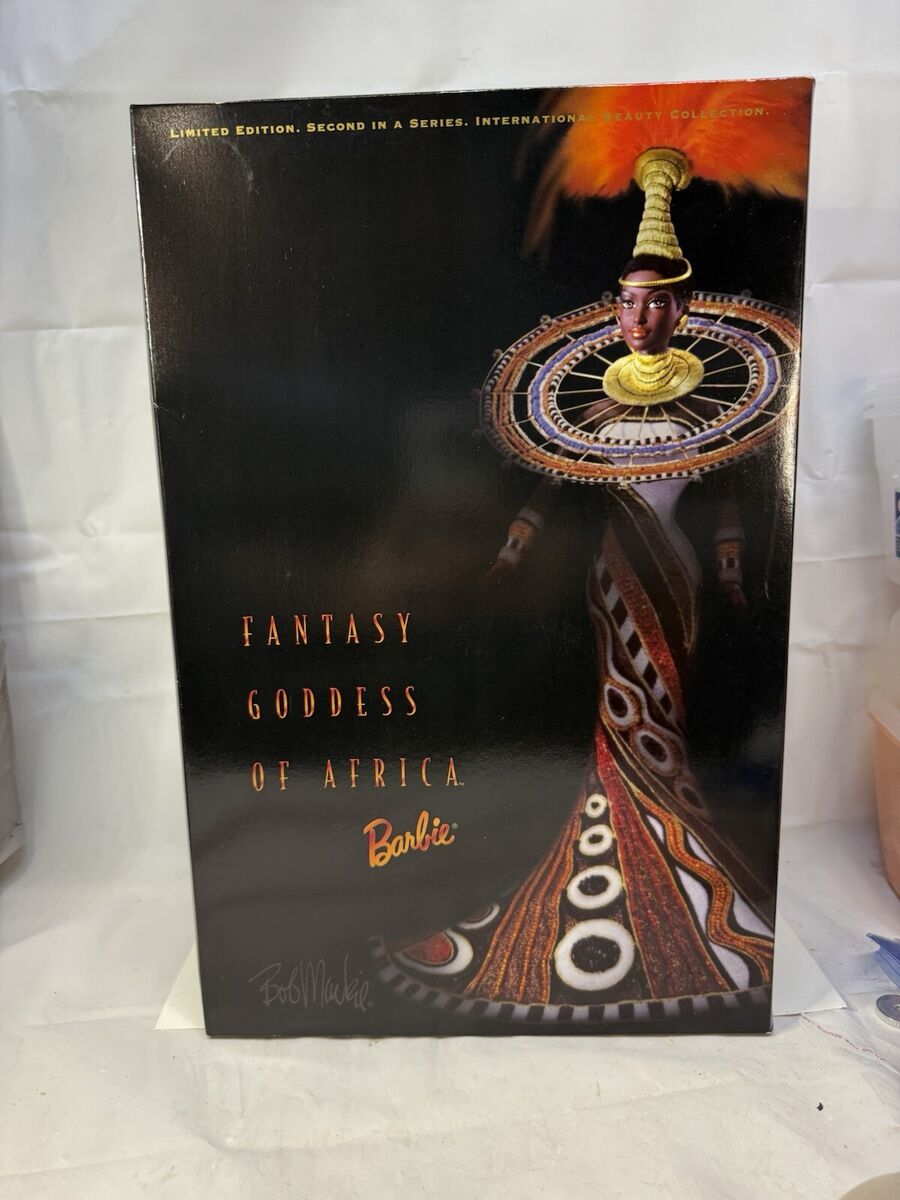 NRFB Vintage 1999 Fantasy Goddess of Africa Barbie Doll Bob NRFB Vintage 1999 Fantasy Goddess of Africa Barbie Doll Bob