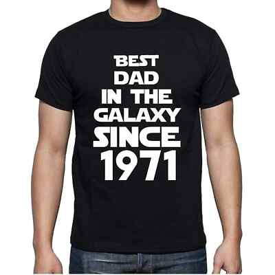 ULTRABASIC Herren T-Shirt Der beste Vater der Galaxis seit 1971 Best Dad
