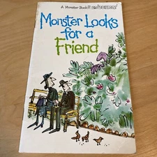 Monster Looks For A Friend Paperback Bowmar 1973