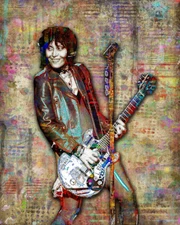 JOAN JETT Tribute 8x12in Poster, Joan Jett & The Blackhearts Print Free Ship US