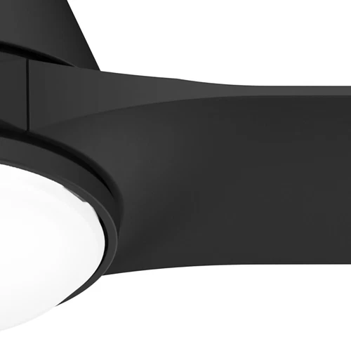 Hunter 52 inch Aeronaut Wi-Fi, ENERGY STAR® Matte Black Damp Rated Ceiling Fan - Picture 11 of 18