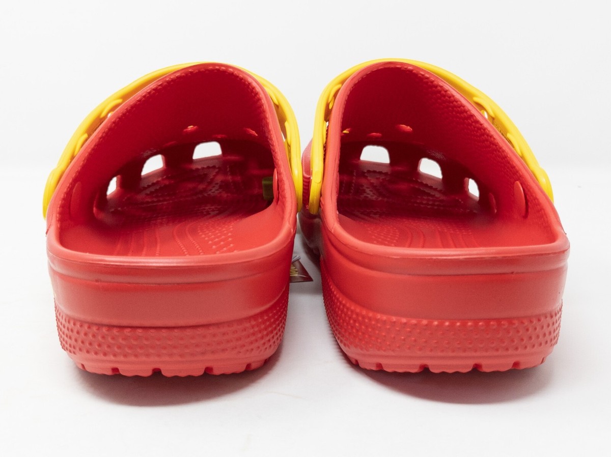 Sz 11] Crocs Classic Lucky Charms Clogs Red Yellow 207118 
