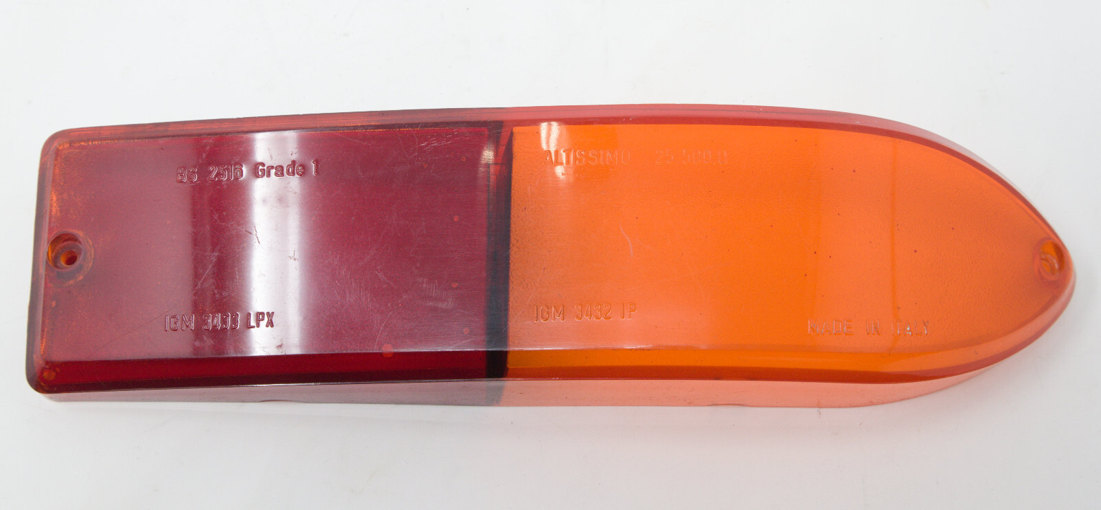 RH rear tail light lens Ferrari 275 GTS 330 GT GTC 242-82-340-00 95402009 USED