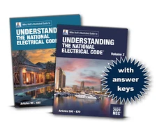 Mike Holt 2023 Understanding the NEC, Volume 1 & 2 Textbook Set w/ Answer Keys