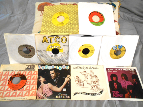 Shattered Run Through The Jungle Whole Lotta Love Buffalo Soldier 45's rpm Lot