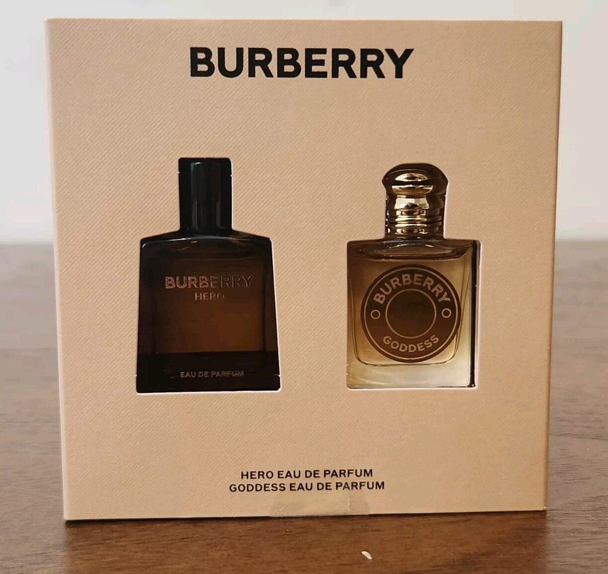 Burberry Hero & Burberry Goddess Eau De Parfum 2 piece Mini Gift