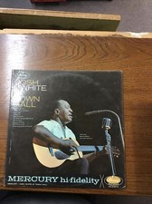 JOSH WHITE AT TOWN HALL VINYL BLUES LP VG+ PROMO MONO rare!!