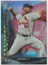 2017 Bowman Chrome Scouts Top 100 Refractors #BTP2 Alex Reyes - St. Louis