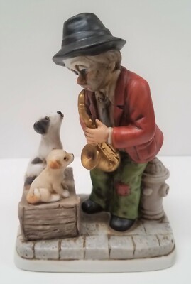 Melody in Motion - Nocturne / 99 Willie w/ Saxophone Porcelain Figurine - 07308