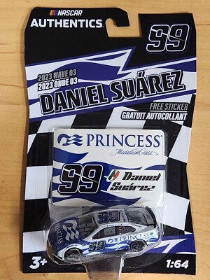 2023 Wave 3 Daniel Suarez 2022 Princess Cruises DNP 1/64 NASCAR Authentics