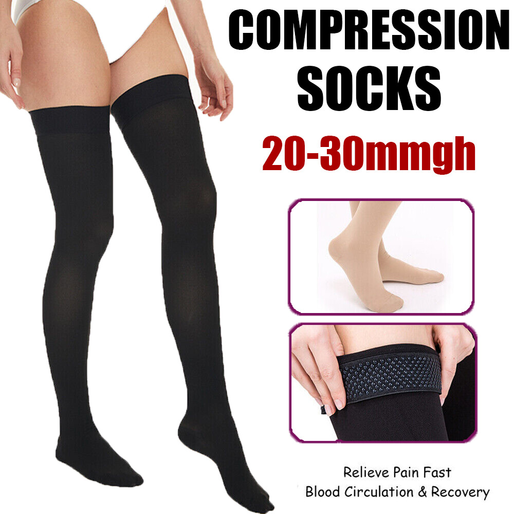 Men's Thigh High Compression Socks, Compression Stocking, 20-30 mmhg Compression Men's Thigh High Compression Socks, Compression Stocking, 20-30 mmhg Compression