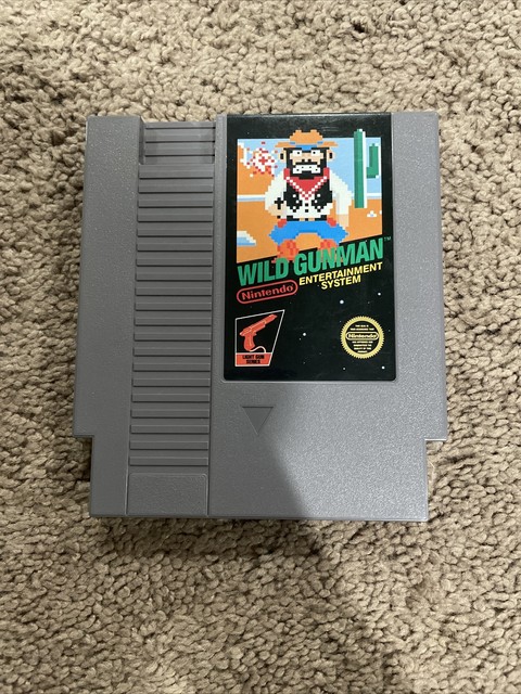Wild Gunman (Nintendo Entertainment System, NES 1985) Authentic Cartridge🔥🔥