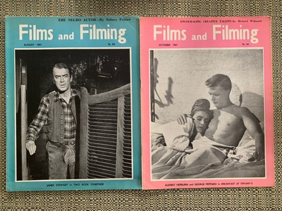 Films and Filming Magazine - 1961 - Aug-Oct- Eli Wallach - Richard Widmark