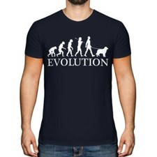 Australiano Pastore Evolution Of Uomo T-Shirt Cane Regalo Walker