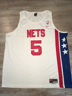Jason Kidd #5 New Jersey Nets NBA Nike Sewn Jersey 3XL 3X mens