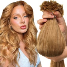 THICK Fusion Pre Bonded Keratin Nail U-Tip Human Remy Hair Extensions 50g-200g