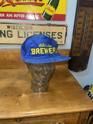 vintage Milwaukee Brewers corduroy blue 