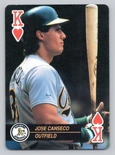 1992 The U.S. Playing Card Co. Jose Canseco King Oakland Athletics Baseball Card