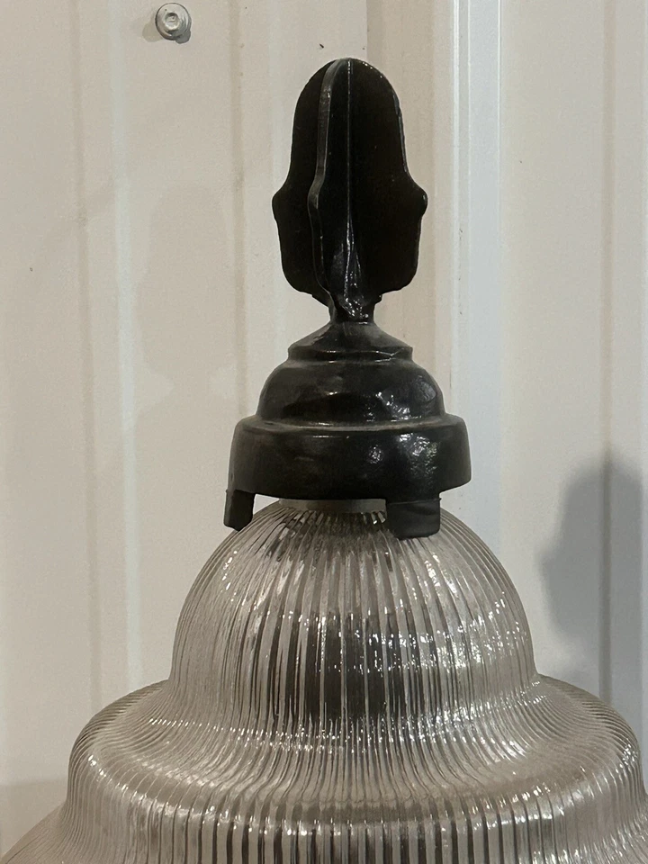 New Vintage King Luminaire Glass Globe Only For Street Lamp Or Street Light, NYC - Image 3 of 4