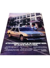 1989 Volvo 760 - Vintage Advertisement Car Print Ad J401