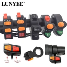 Ebike Electric Bike Scooter Light Switch Button Lamp Horn Switch for Motorcycle