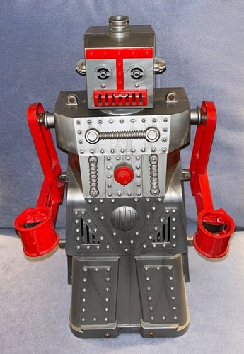 IDEAL ROBOT ROBERT MECÁNICO HOMBRE C. AÑOS 50 VINTAGE SIN MANDO - Imagen 3 de 12