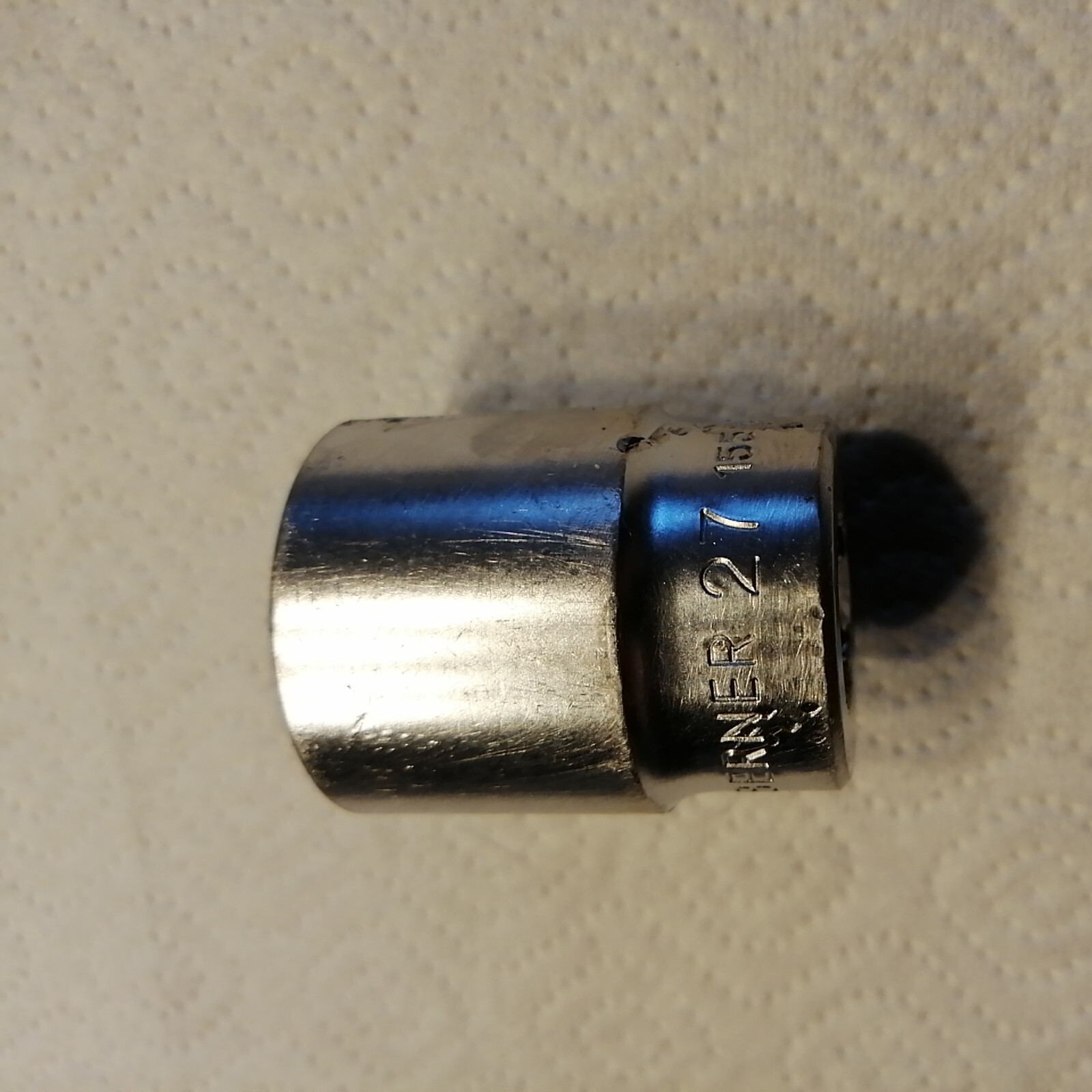 TONE Schlag-Stecknuss 27 Mm – 1/2 Zoll Antrieb, Rostfrei, Mit O-Ring