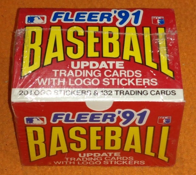 1991 Fleer Update Baseball Set Factory 132 Cards 20 Logo Stickers For 