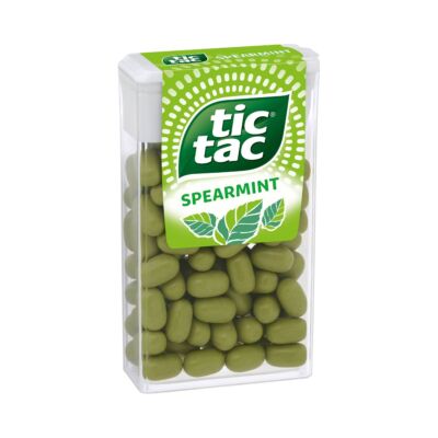 tic tac Spearmint Dragees mit erfrischendem Pfefferminzgeschmack 54g