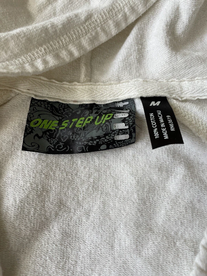 One Step Up Juniors/W Talla Sudadera con capucha M crema cuello bajo. Lindo, divertido Foto 3 de 4