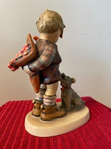 Hummel 1955 "Not For You" 5-1/2"s tall Little Boy with His Dog 317 W. Germany - Picture 4 of 24