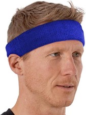 Terry Cloth Headband - Sweat-Wicking Running Head Band - Basketball Accessories