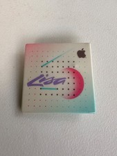 Vintage 1983 Apple Lisa Computer Launch Promo Pin Button RARE Original Pinback