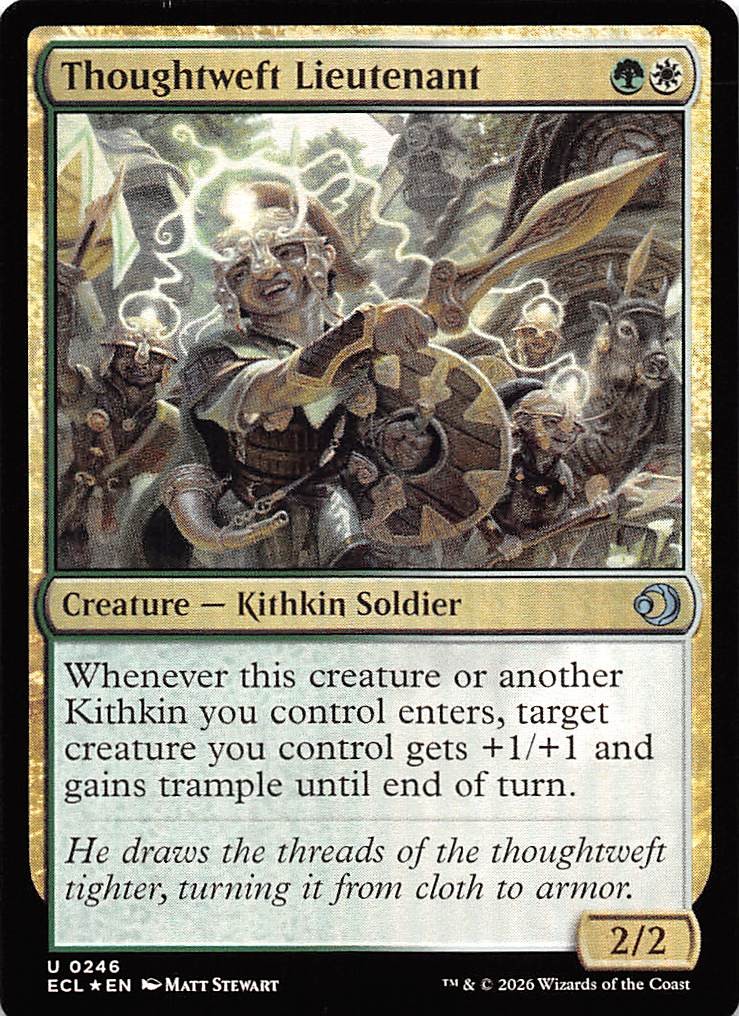 Thoughtweft Lieutenant Foil 246 Lorwyn Eclipsed Magic the Gathering