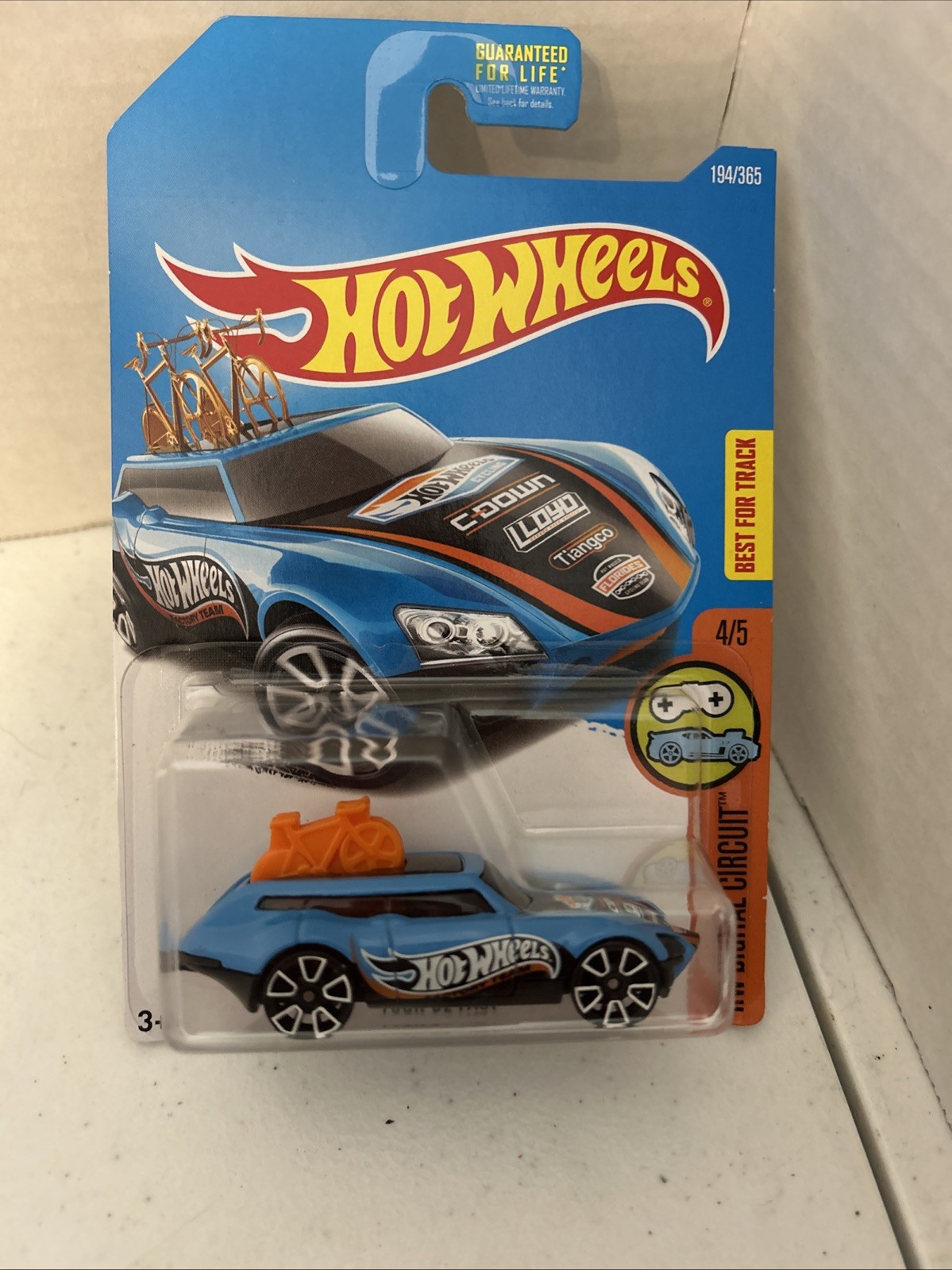 Hot Wheels 2017 HW Digital Circuit #4/5 Tour De Fast #194/365