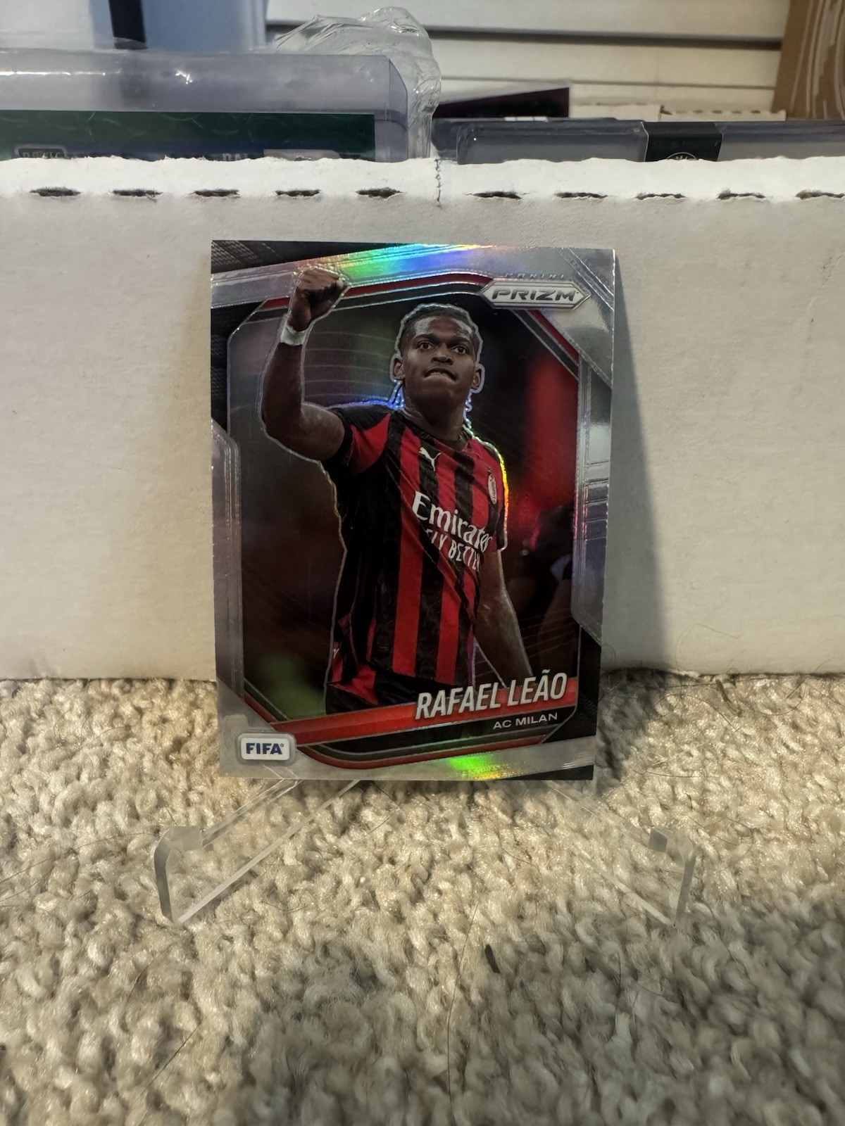 Rafael Leao 2025-26 Fifa Panini Prizm #17 Silver Prizm AC Milan