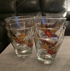 Vtg 18 Piece Hazel Atlas 22K Gold Pheasant Birds Barware Glasses  — photo 8