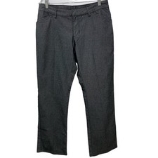 Vintage Old Navy Stretch Dress Pants Low Rise Straight Leg Gray Womens Size 10