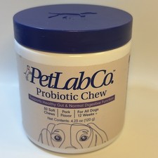 BB 07/26 PetLab Co. Probiotic Chew Pork Flavor Digestion Aid Soft Chews for Dogs