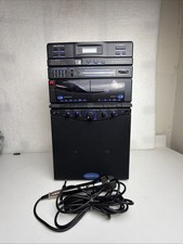 VocoPro Duet II 2 Karaoke System VP-890G Cassette CD Deck Tested Working