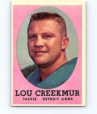 1958 TOPPS FOOTBALL #82 LOU CREEKMUR                         NRMT TC